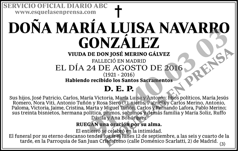 María Luisa Navarro González